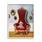 Stupell Industries Princess Rabbit Royal Heir Red Throne Funny Animal Framed Wall Art